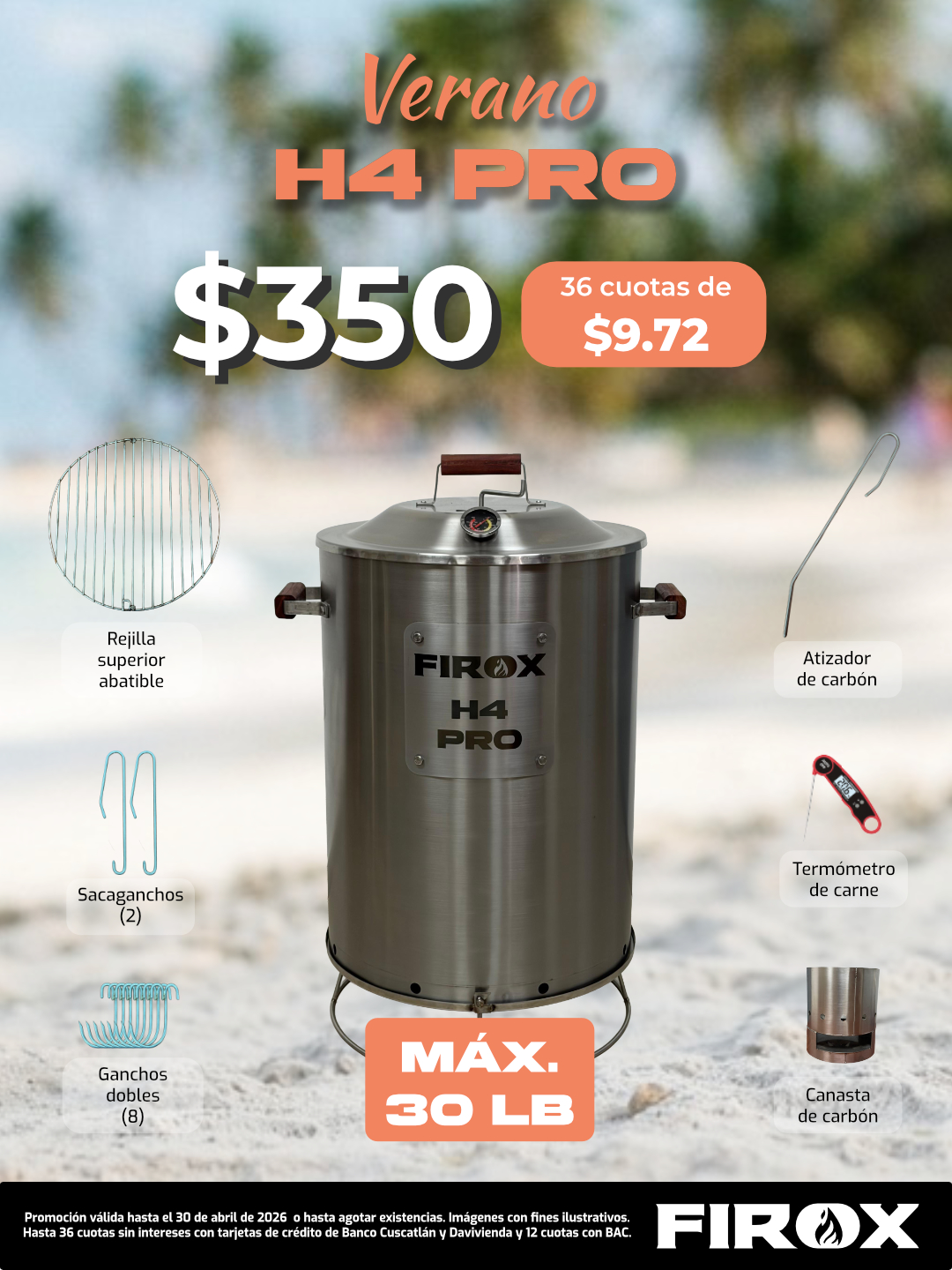 Promoción de verano Firox H4 Pro