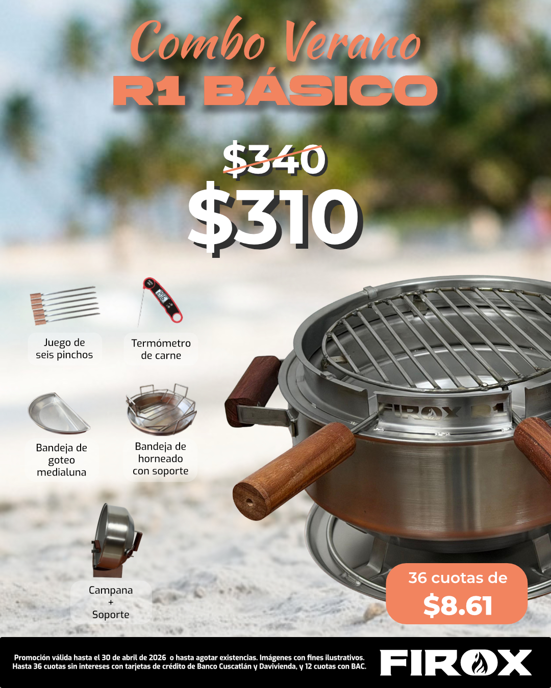 Promoción de verano R1 Combo Básico