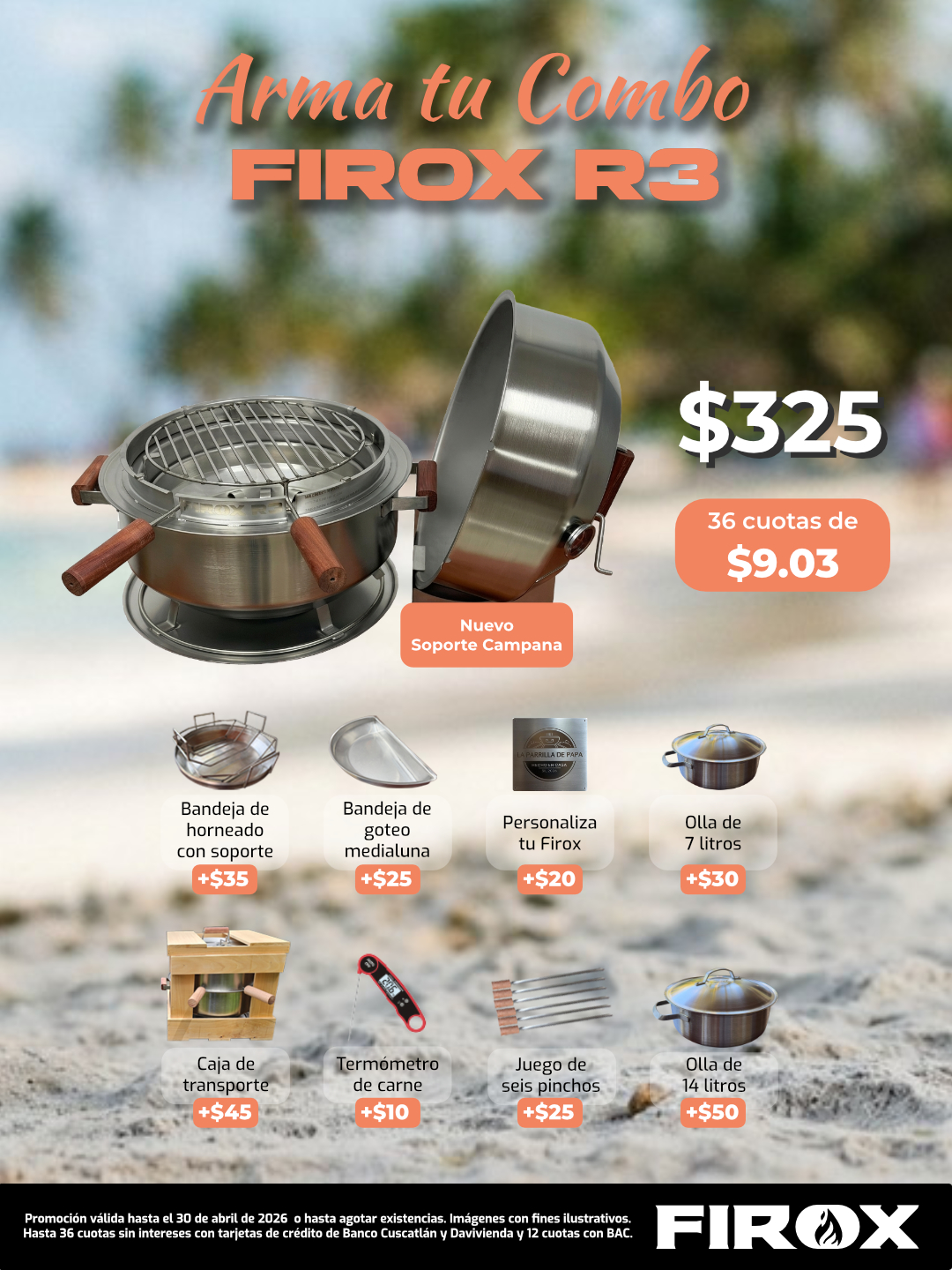 Promoción de verano arma tu combo para Firox R3