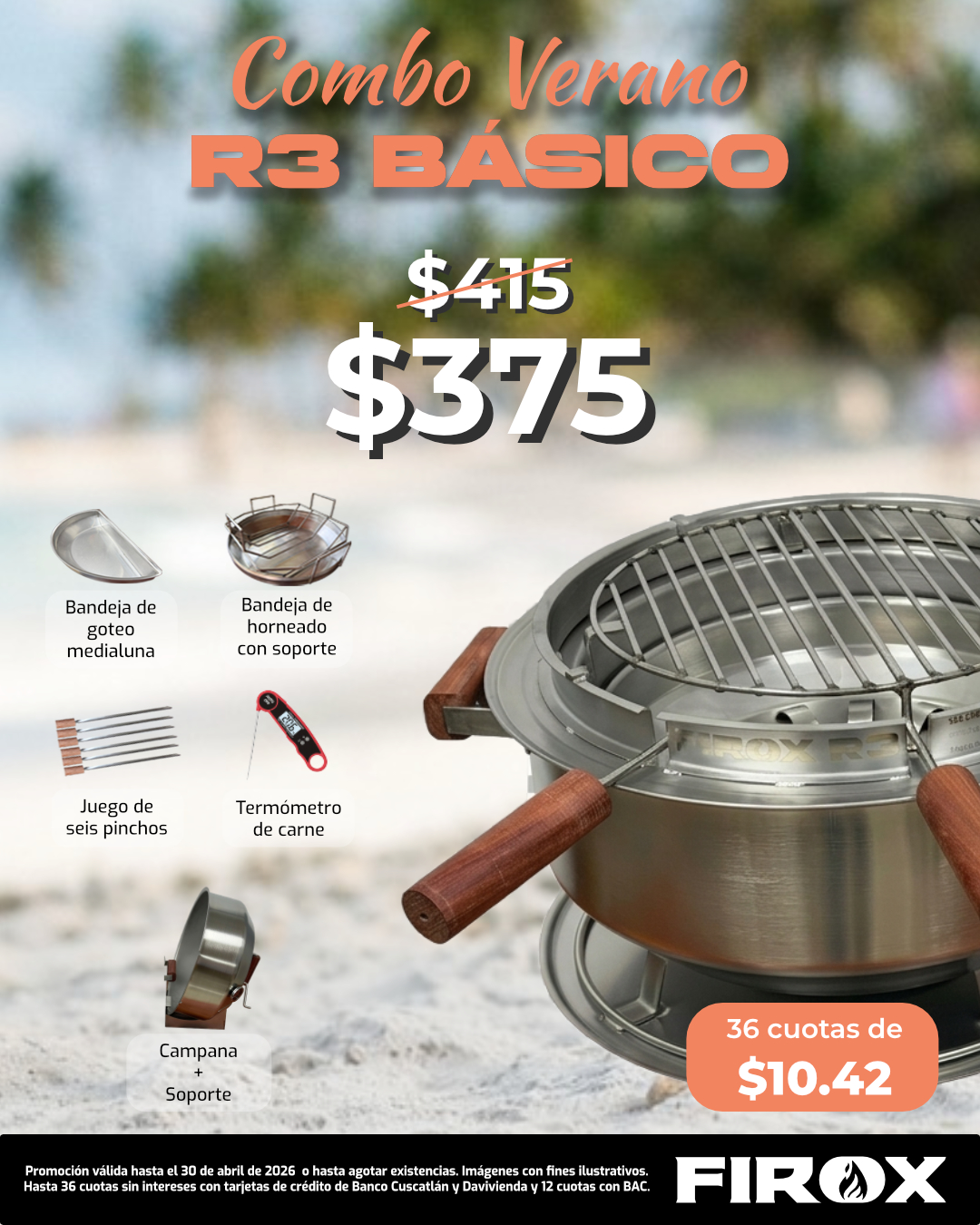 Promoción de verano R3 Combo Básico