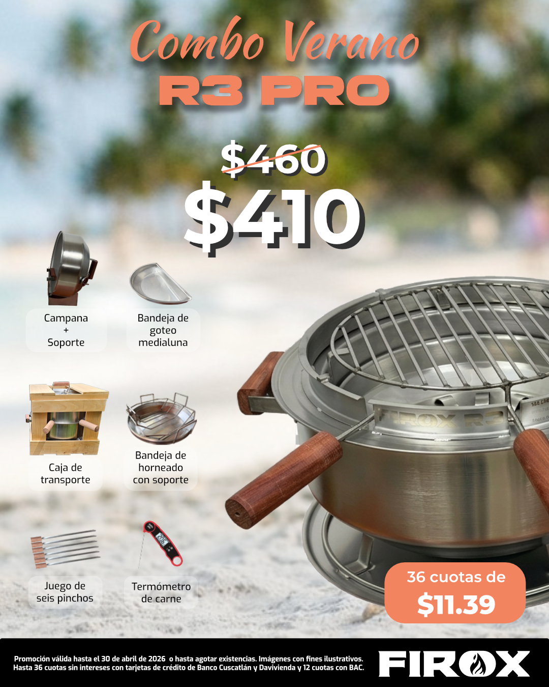 Promoción de verano R3 Combo Pro