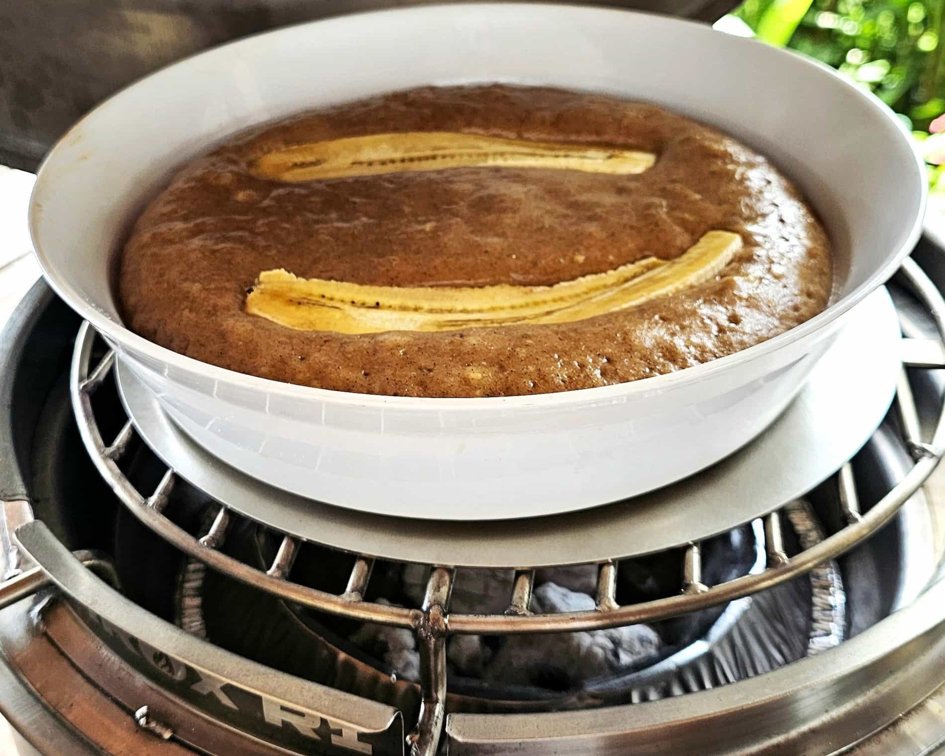 Pan de banano hecho en Firox R1