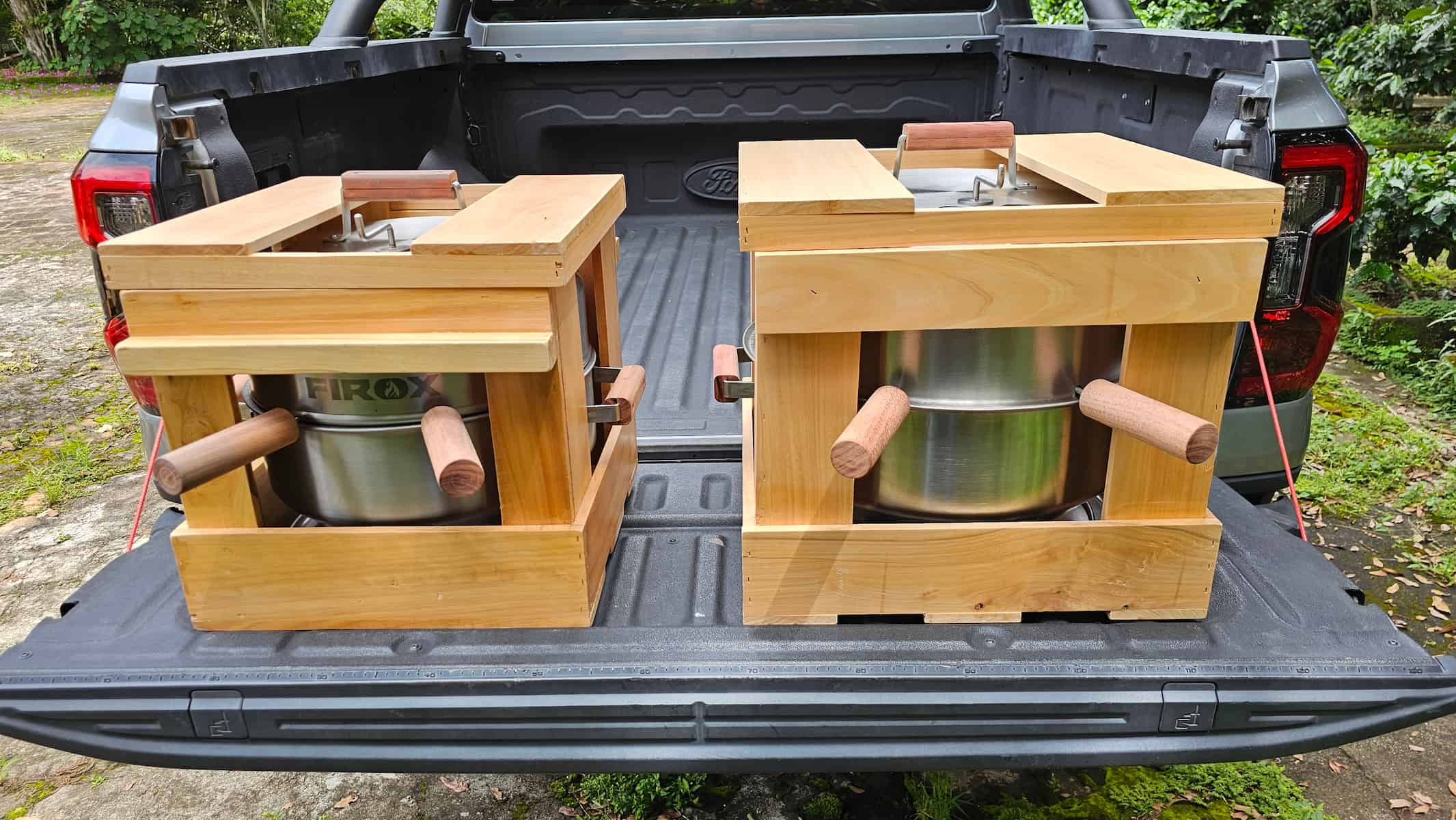 Firox R1  R3 dentro de cajas de madera